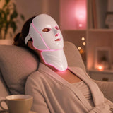 Mascarilla LED facial - relax en casa